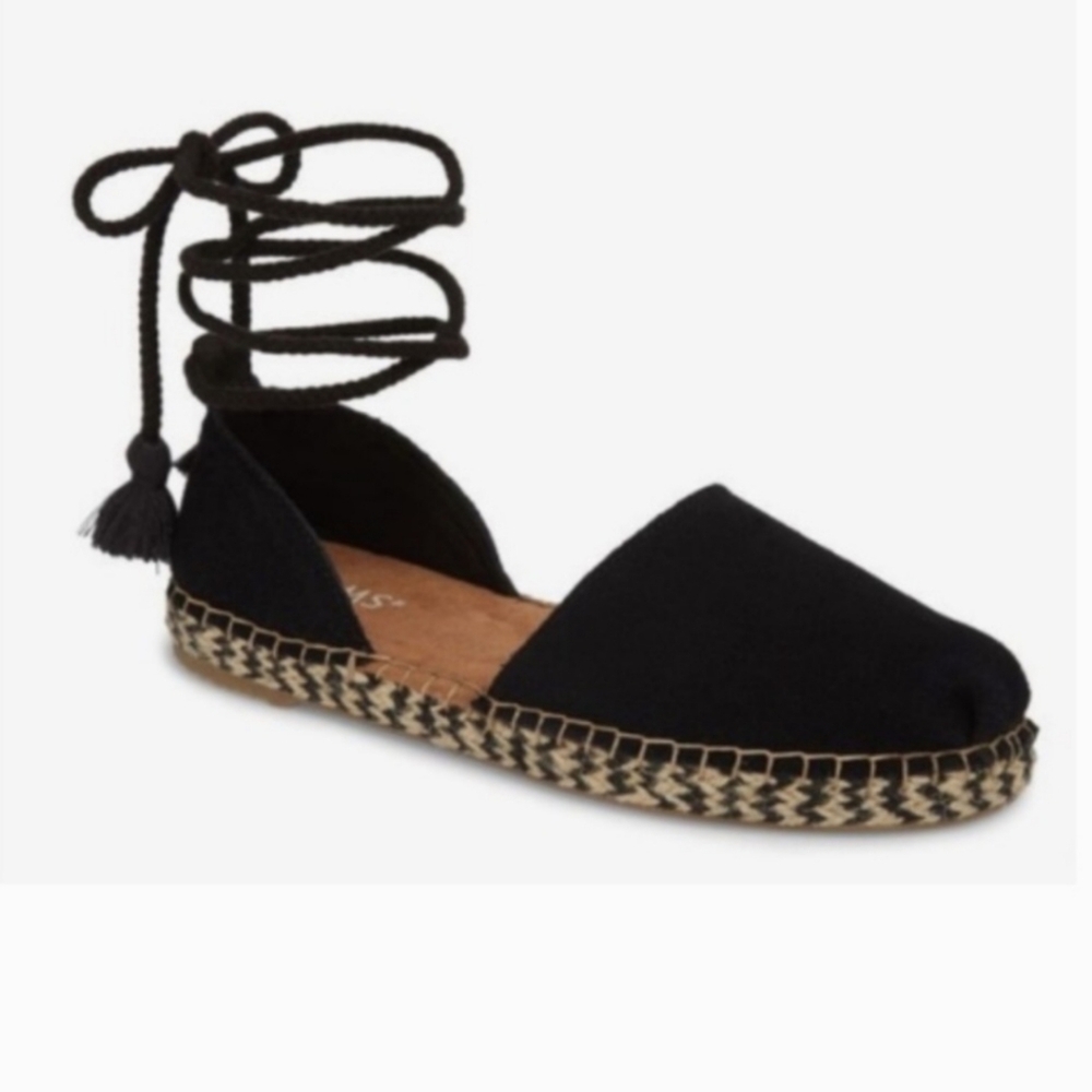 TOMS Lace Up Espadrilles